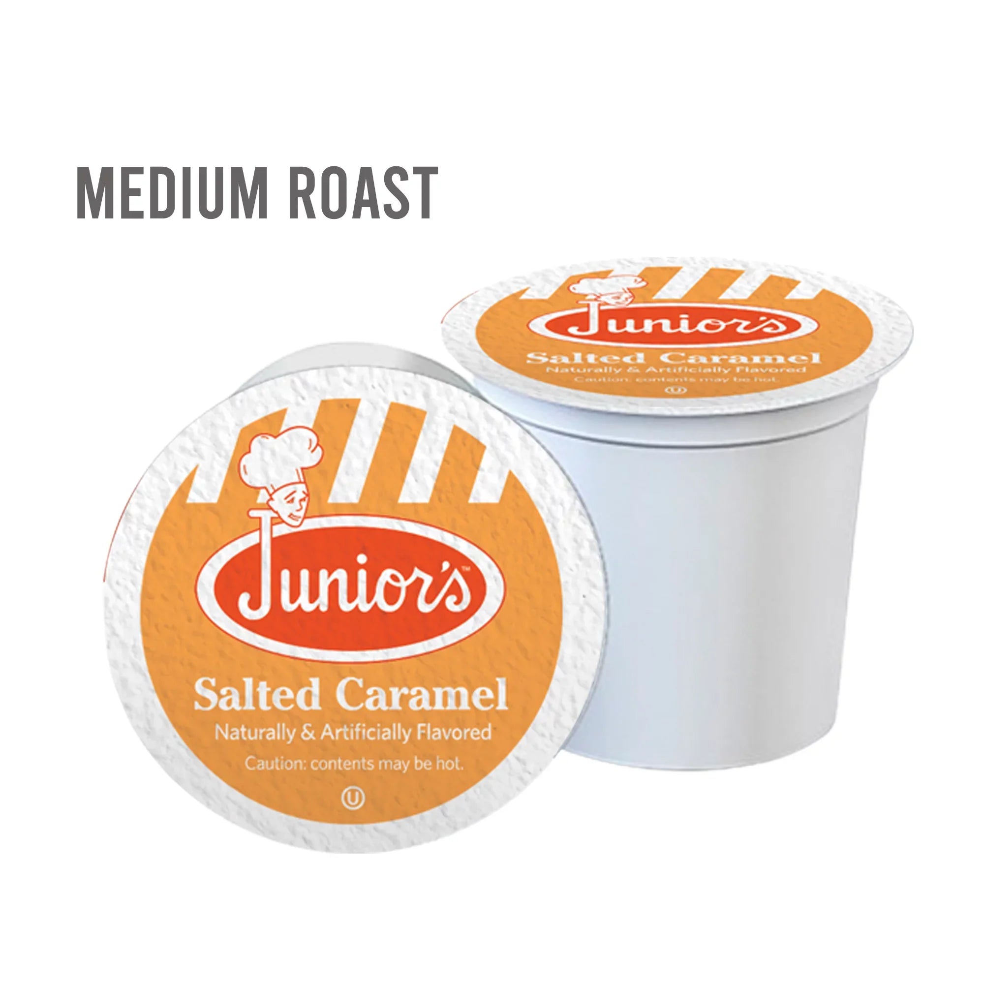 Junior's Most Fabulous Sizealted Caramel, Medium Roast Sizeingle Sizeerve Cups 2 Boxes 18 Ct each