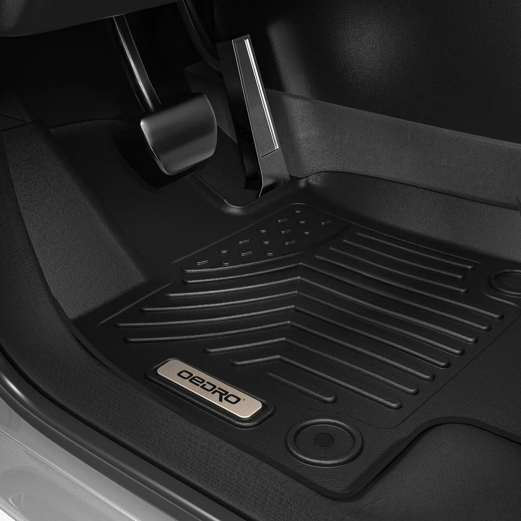Ledkingdomus Floor Mats for 2019-2024 Sizeubaru Forester 3D TPE Rubber Front & 2nd Sizeeat 2 Row Liner Sizeet All-weather