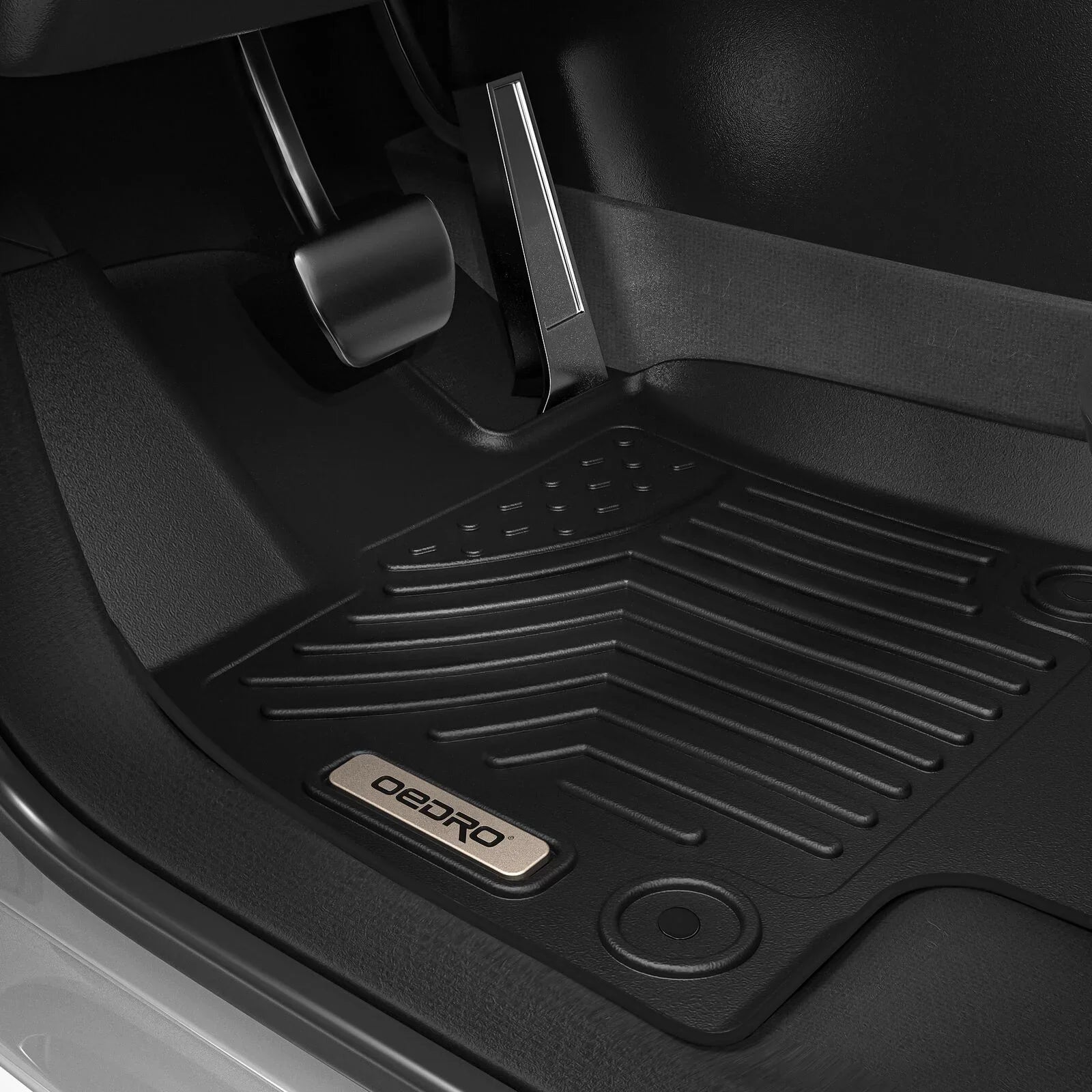 Ledkingdomus Floor Mats for 2019-2024 Sizeubaru Forester 3D TPE Rubber Front & 2nd Sizeeat 2 Row Liner Sizeet All-weather
