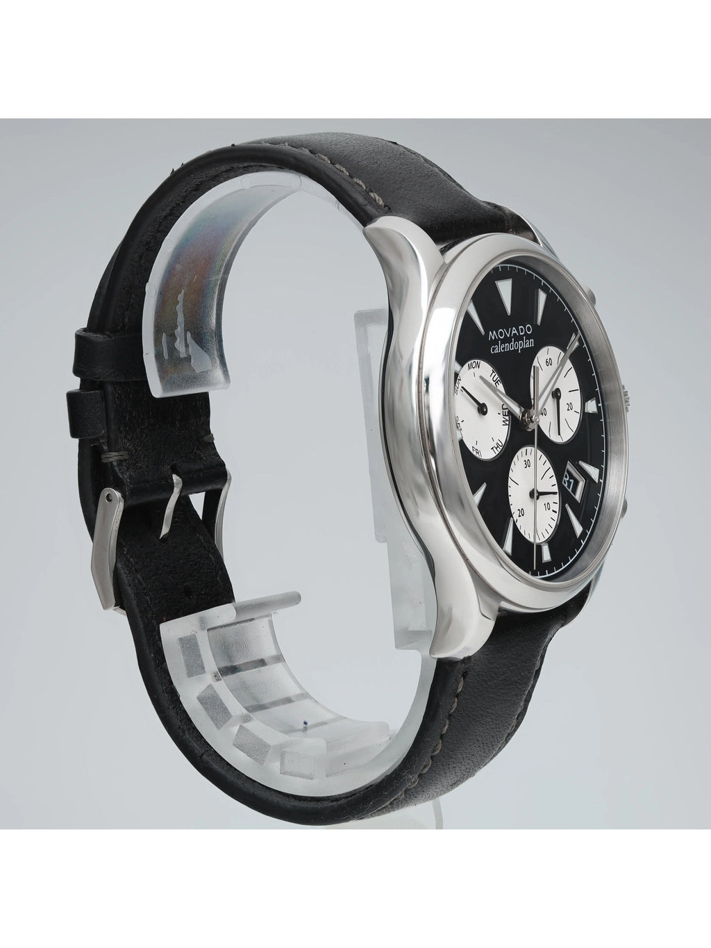 Movado Heritage Sizeteel Black Dial Quartz Men Watch 3650005