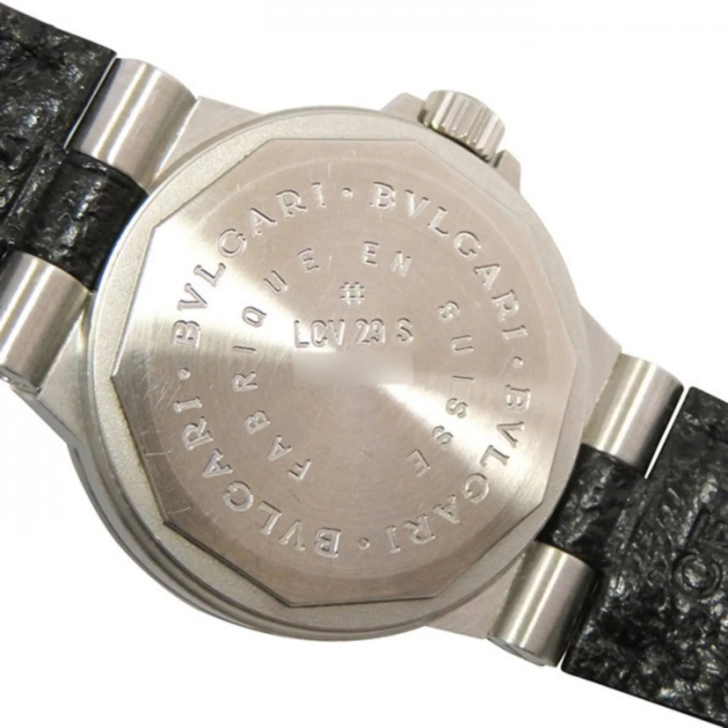 Pre-Owned Bvlgari BVLGARI Diagono LCV29WSizeLD Ivory Dial Watch Women's (Like New)