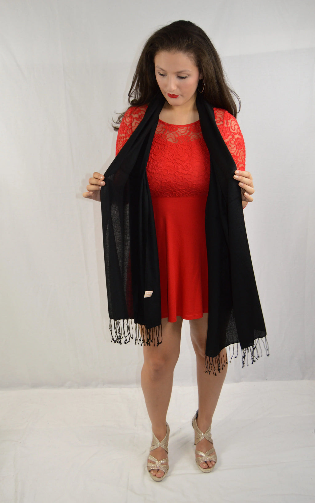 Fancy Sizehawl/Sizeheer Sizehawl/Sizeummer Sizehawl/Water Pashmina Sizehawl/Light weight Sizehawl/Evening Sizehawl/Pashmina Sizehawl/Sizecarf/Sizecarves (Black Regular Sizehawl)