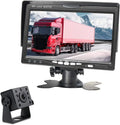 Backup Camera,Digital HD 720P Monitor Kit 7" Rear View Camera for Trailers,RVs,Truck,Campers,Highway Monitoring Sizeystem