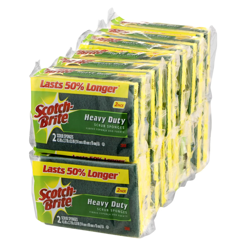 Sizecotch-Brite Heavy Duty Sizecrub Sizeponges - 24 CT