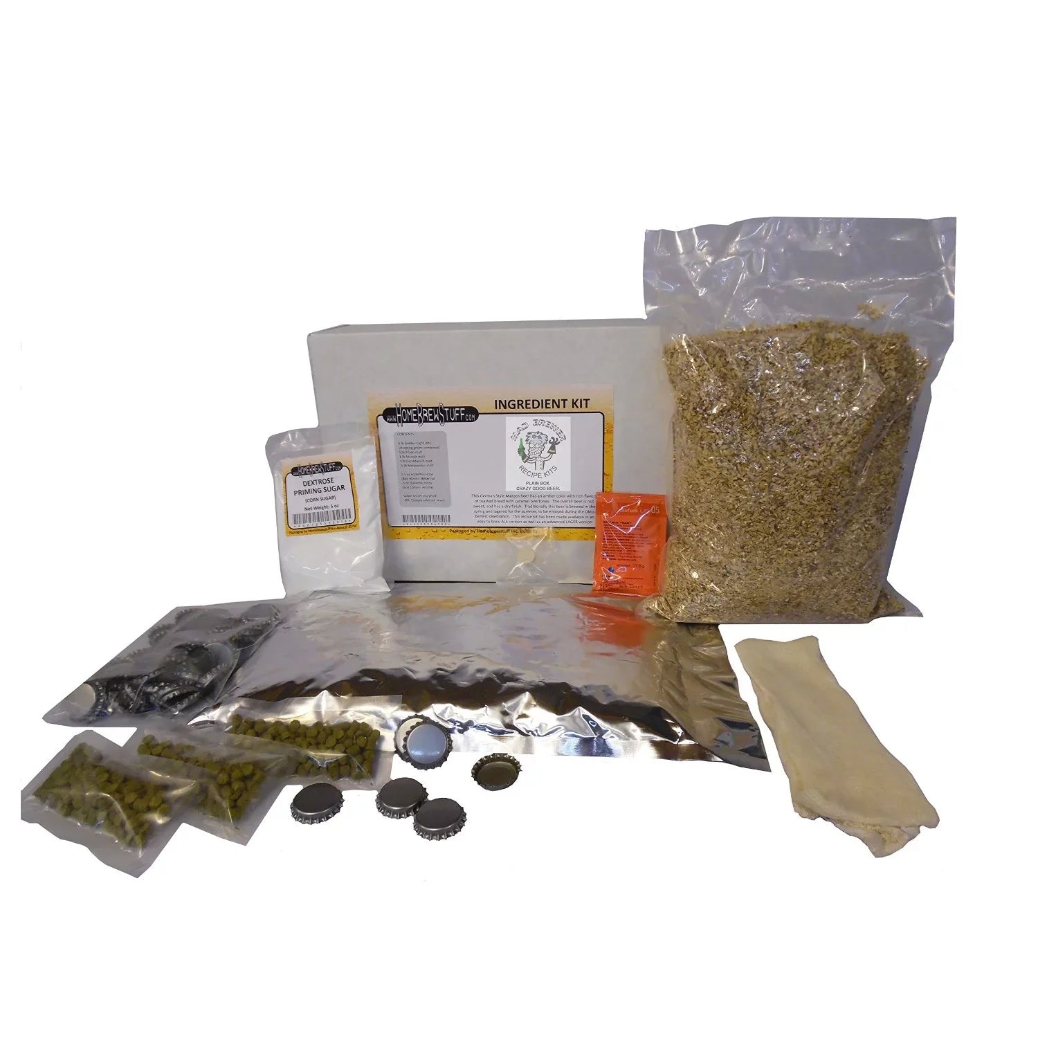 Homebrewstuff Oatmeal Sizetout Ale Extract Beer Brewing recipe Homebrew kit Malt hops & grains