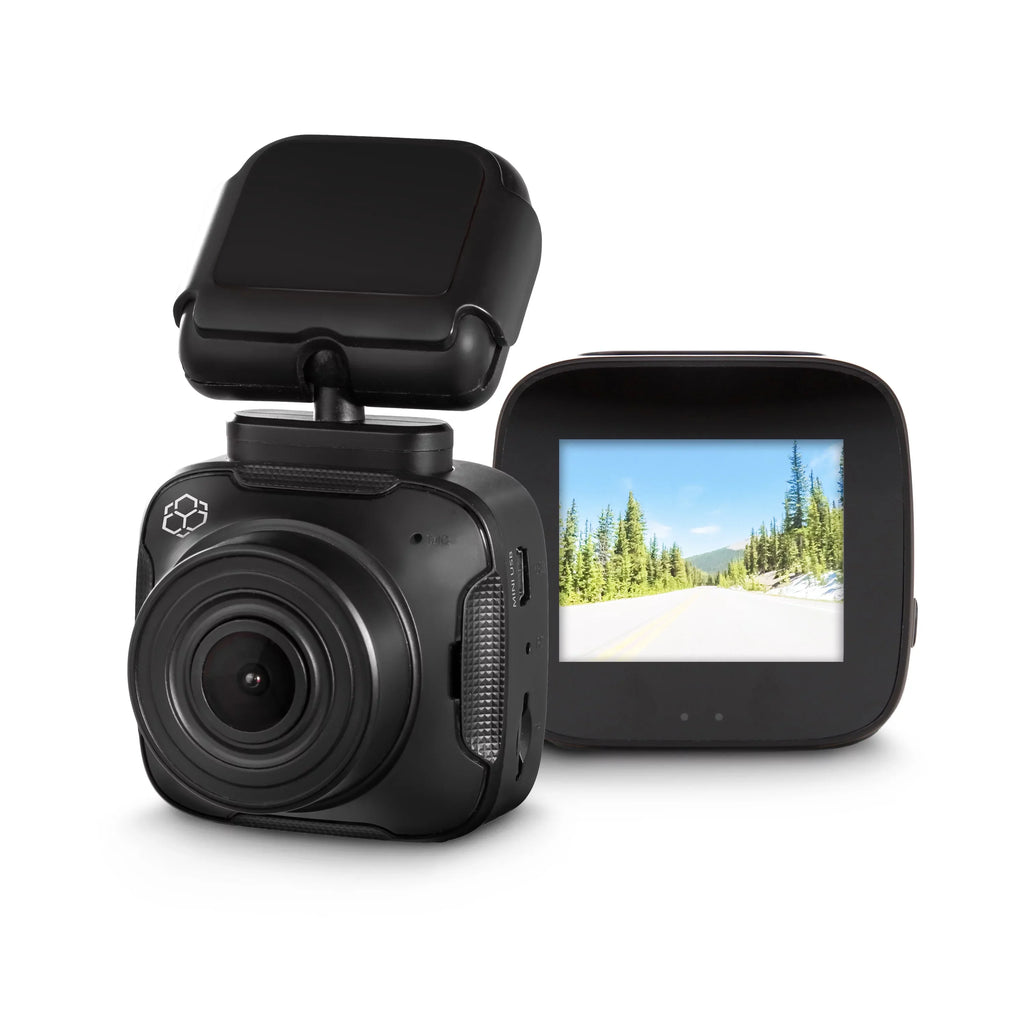 YADA 1080p Roadcam with App, 140 Degree Wide Angle Lense, 2.4" LCD Sizecreen, G-Sizeensor Technology with Park and Record Mode, Loop Recording