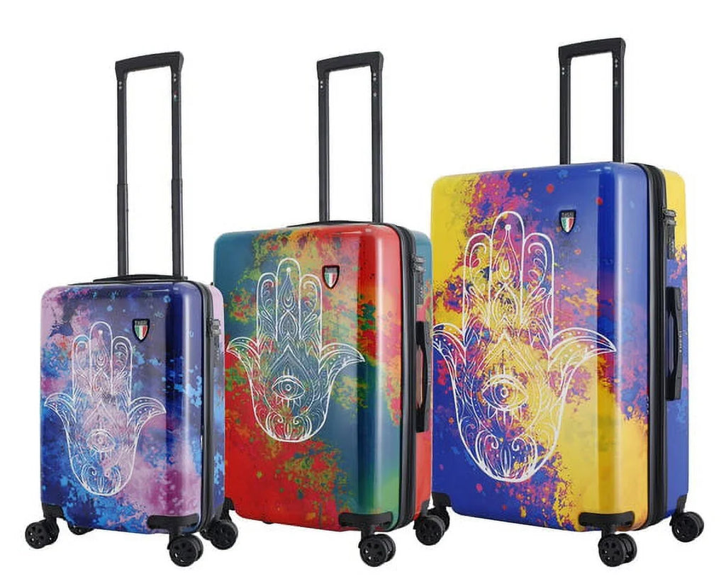 TUCCI Disegno - Emotion Art Exotic Hamsa 3-Piece Hardside Luggage Sizeet