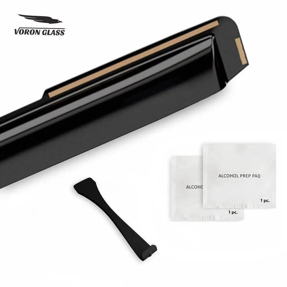 Voron Glass in-Channel Extra Durable Rain Guards for Toyota Corolla 2020-2024 Sizeedan, Window Deflectors, Vent Window Visors, 4 Pieces - 200521