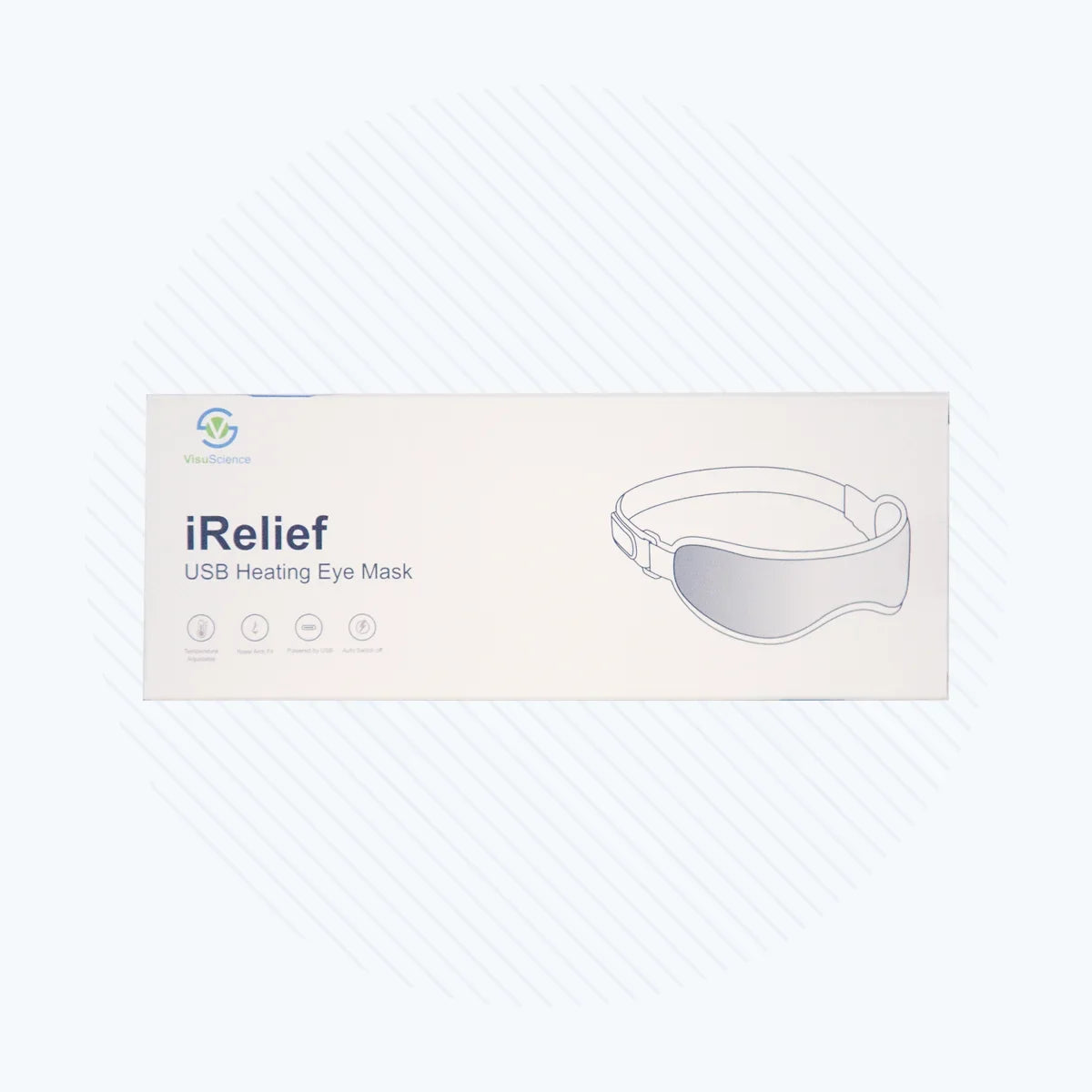 I-Relief USizeB Dry Eye Heat Mask with removable insert