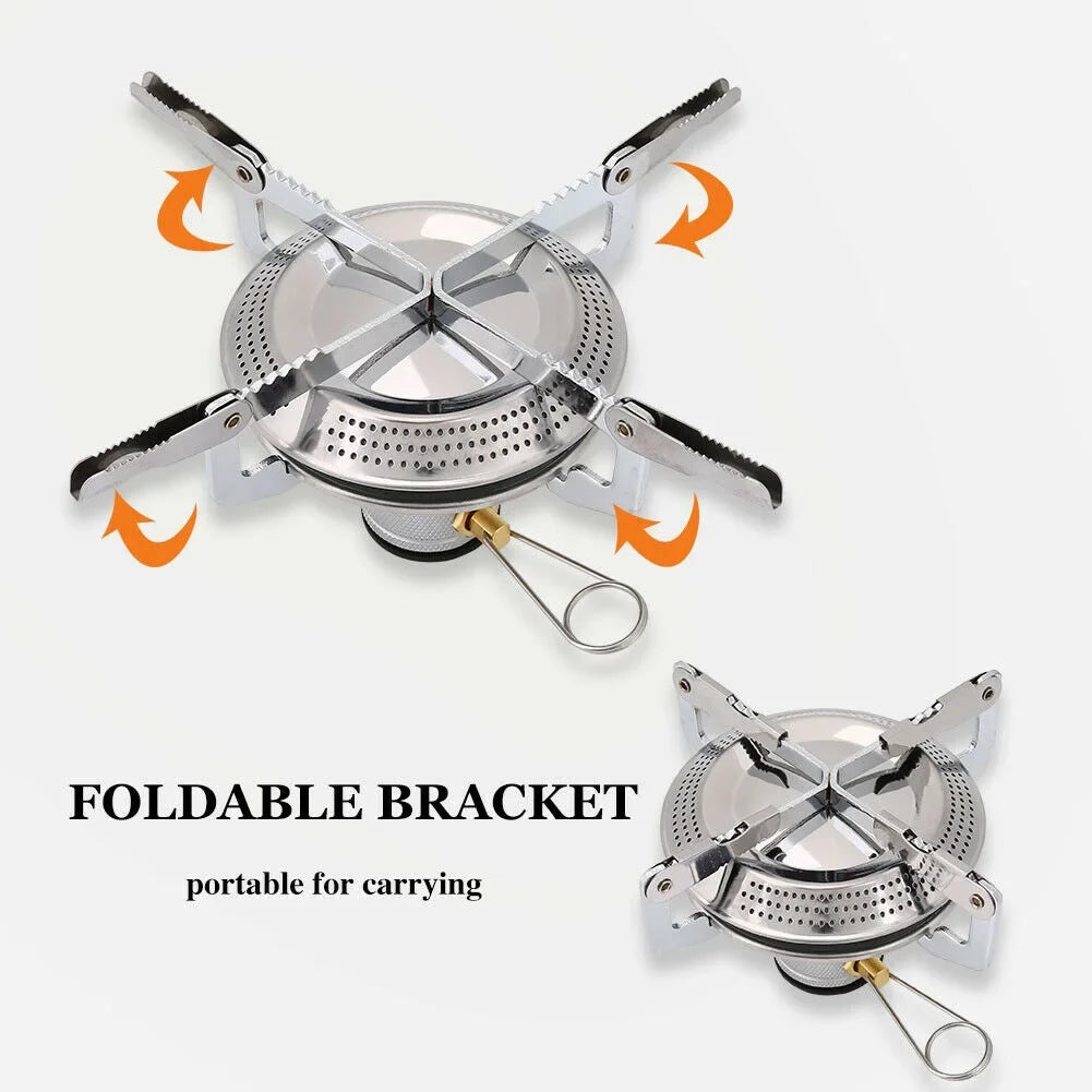 Mini Propane Gas Sizetove Burner Camping Cooking Foldable Hiking Picnic Accessories