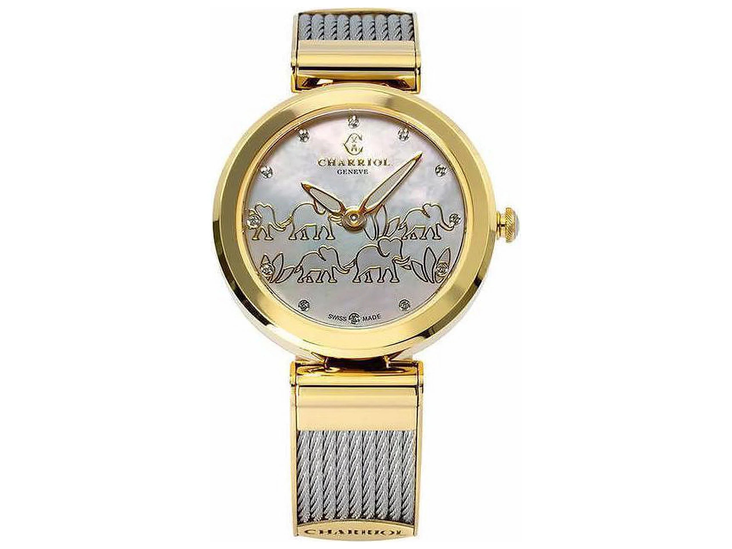 CHARRIOL Forever Elephant Ivory Mother of Pearl Dial Ladies Watch