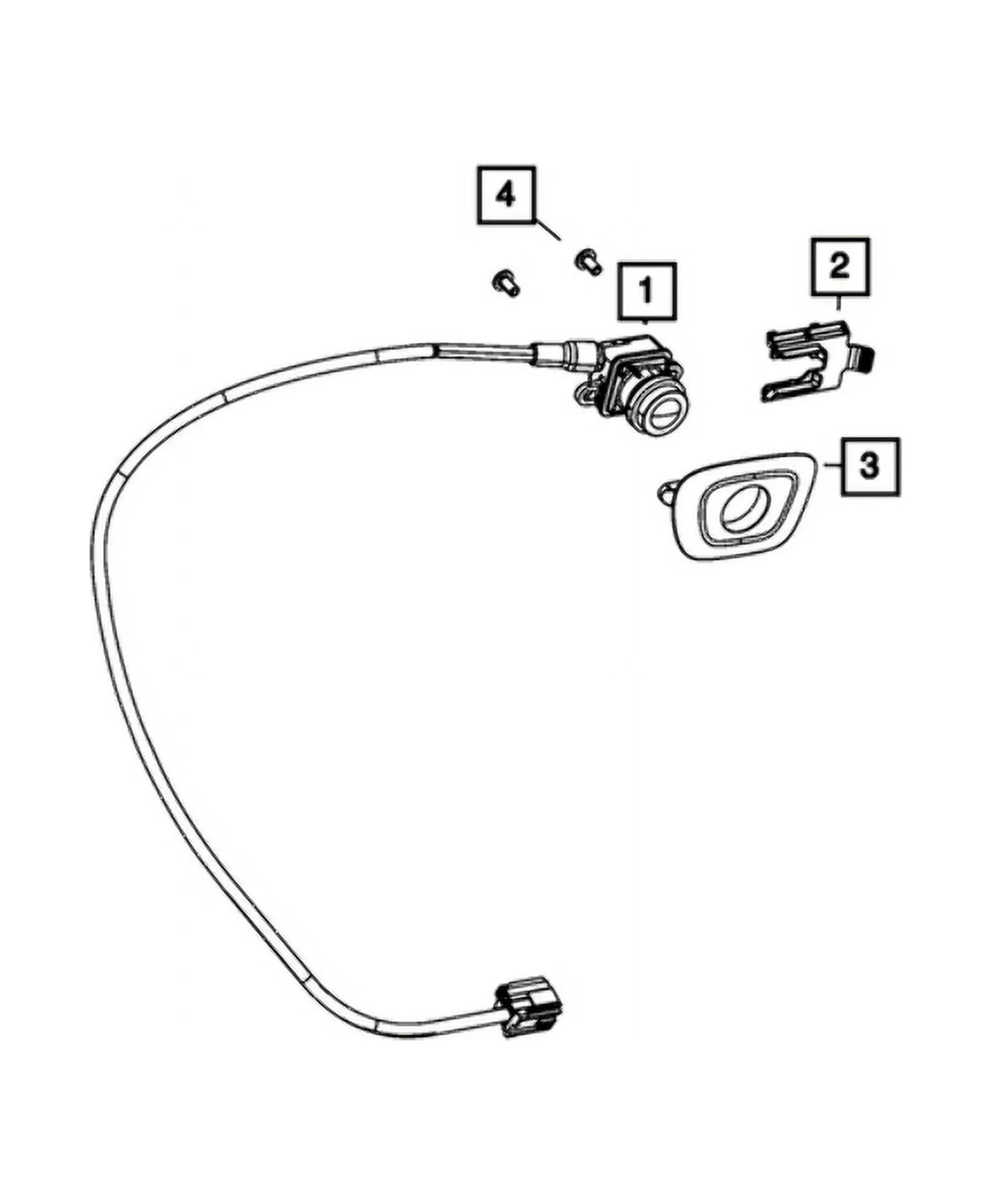 New Genuine Mopar Camera 2013-2016 OE 56038990AC
