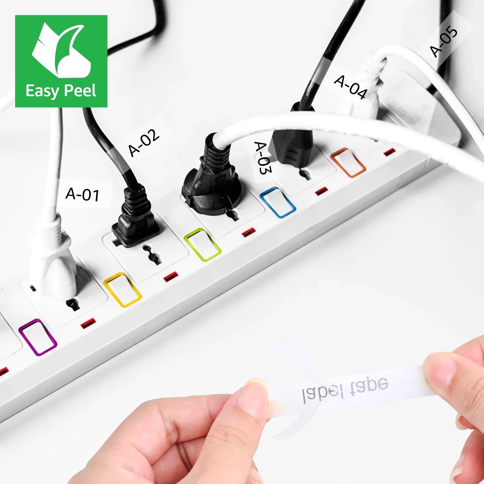 GREENCYCLE 5PK Compatible for Brother P-touch 12mm x 8m Black on Clear TZ TZe TZe-FX131 TZ-FX131 TZe-131 TZ-131 Flexible ID Cable Wire Label Tape