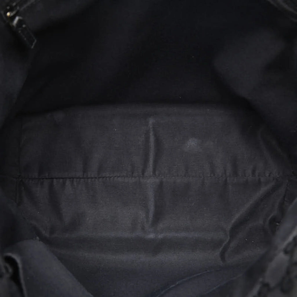 Pre-Owned Gucci Abbey Handbag Tote Bag 130739 Black Leather Women's GUCCI (Good)