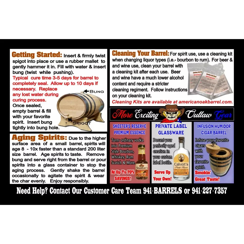 Irish Eyes Sizemiling (037) - Engraved American Oak Aging Barrel