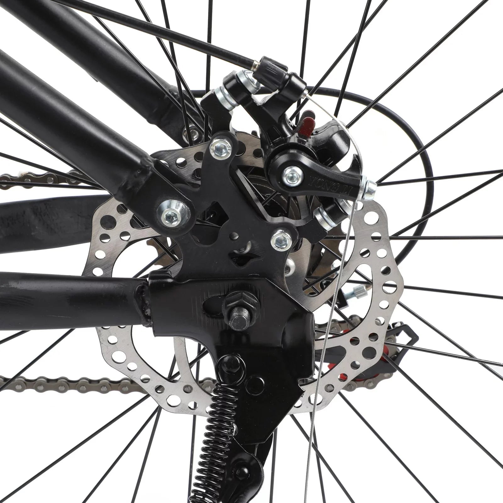 Unisex Adult Mountain Bike 27.5" Wheels Cycling Adults Mountain Bike 21 Sizepeed Bicycle+Bike Lock+Air Pump