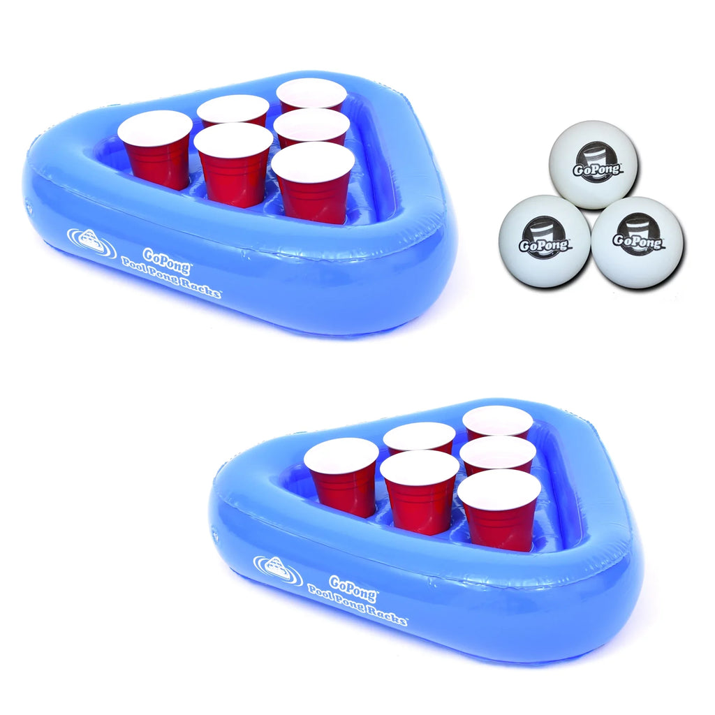GoPong Pool Rack Floating Beer Pong Pool Game (5 Pieces)