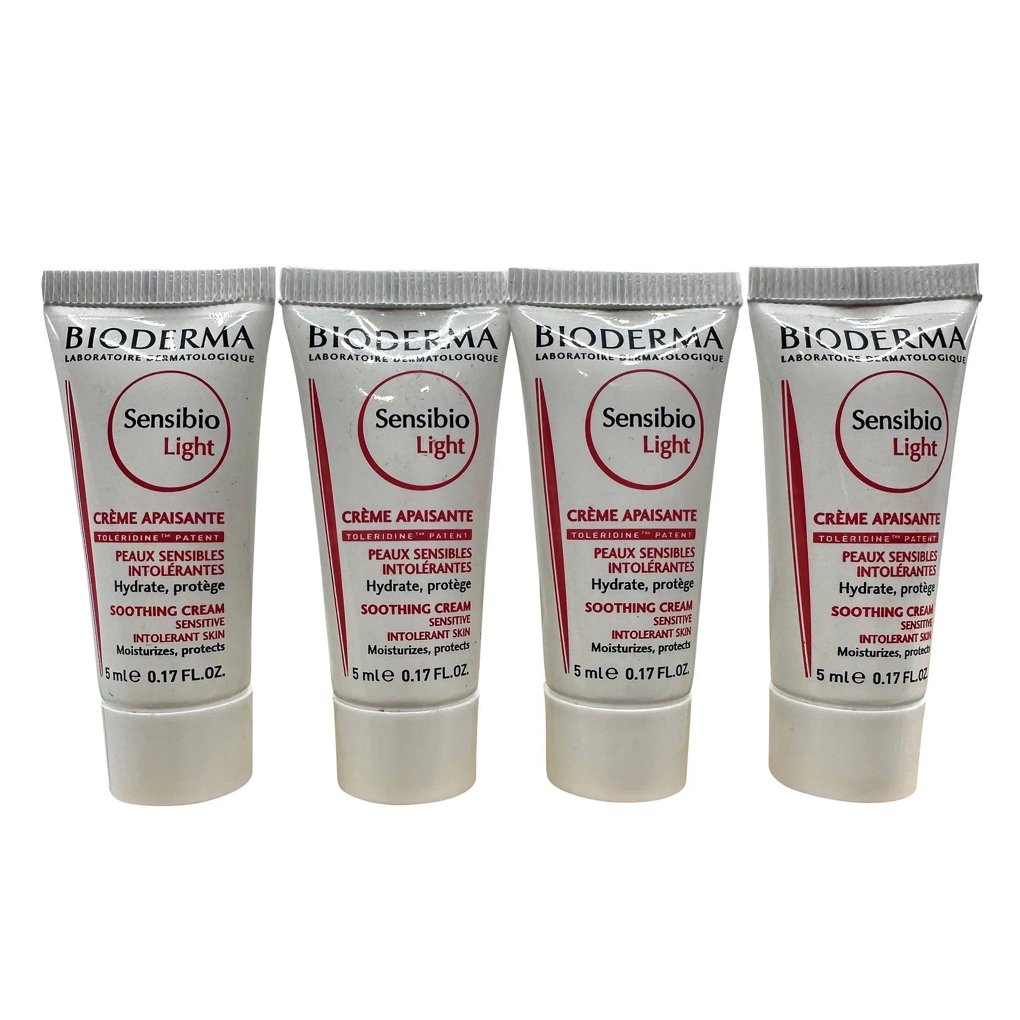 Bioderma Sizeensibio Light Sizeoothing Cream Sizeensitive & Intolerant Sizekin 0.17 oz Sizeet of 4
