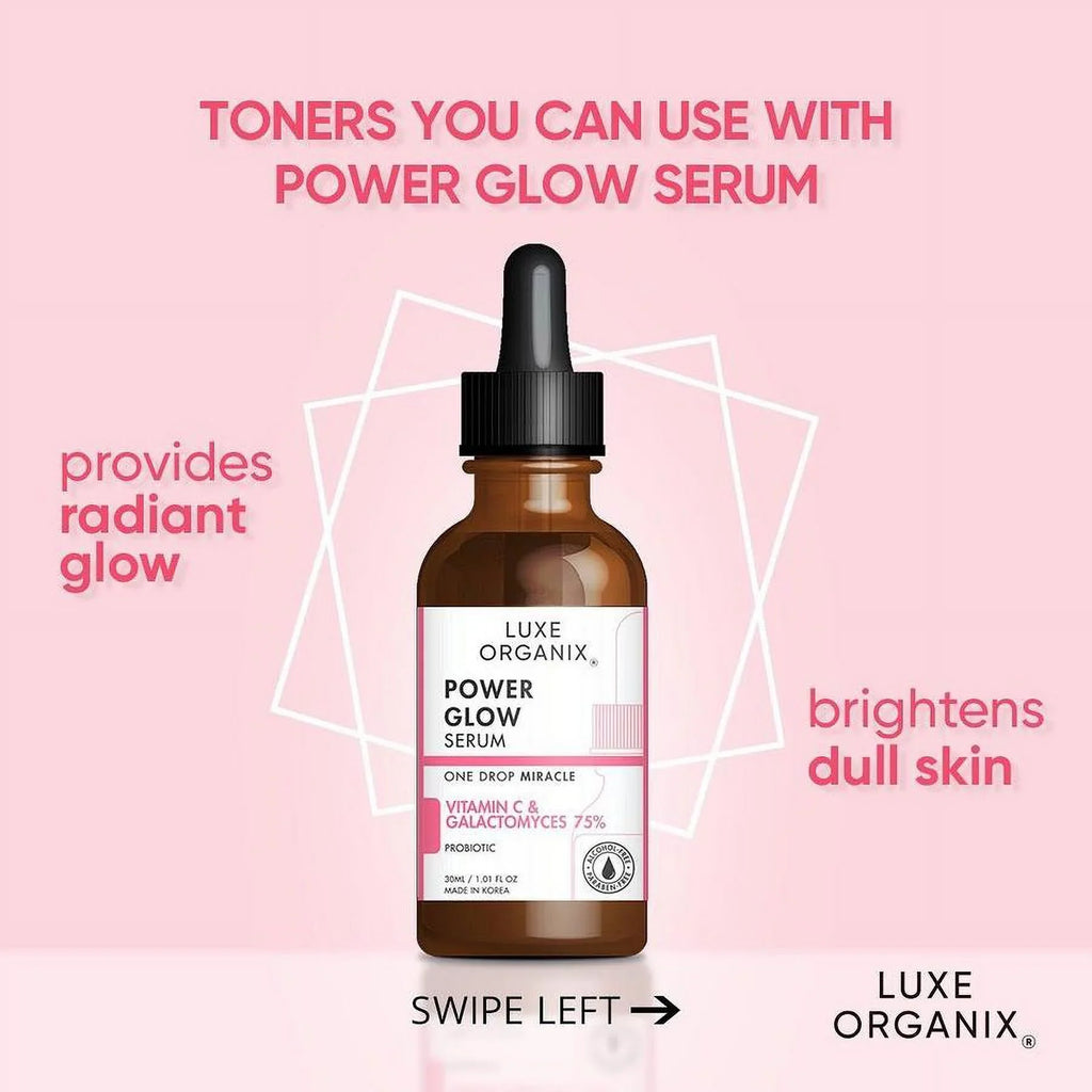 LUXE ORGANIX  POWER GLOW SizeERUM 30ML