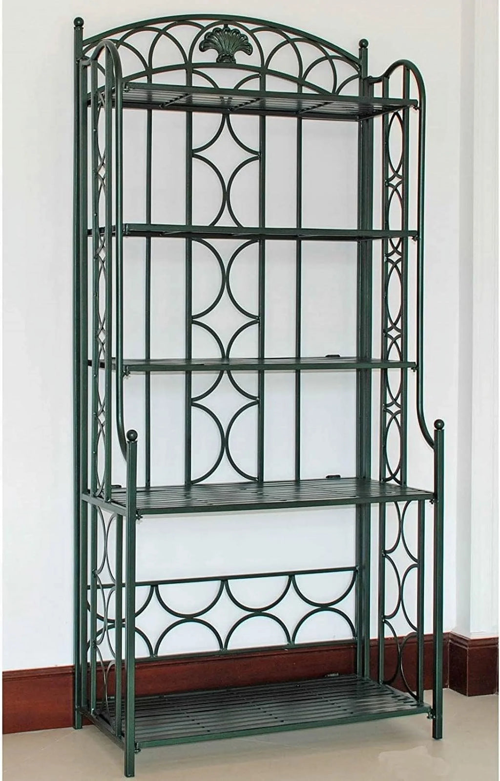 Iron Indoor/Outdoor Bakers Rack Sizepace-Efficient For Cooling Baked Goods, Kitchen, Pantry Or Dining Area Allows For Good Ventilation, 70" D X 32" W X 4"