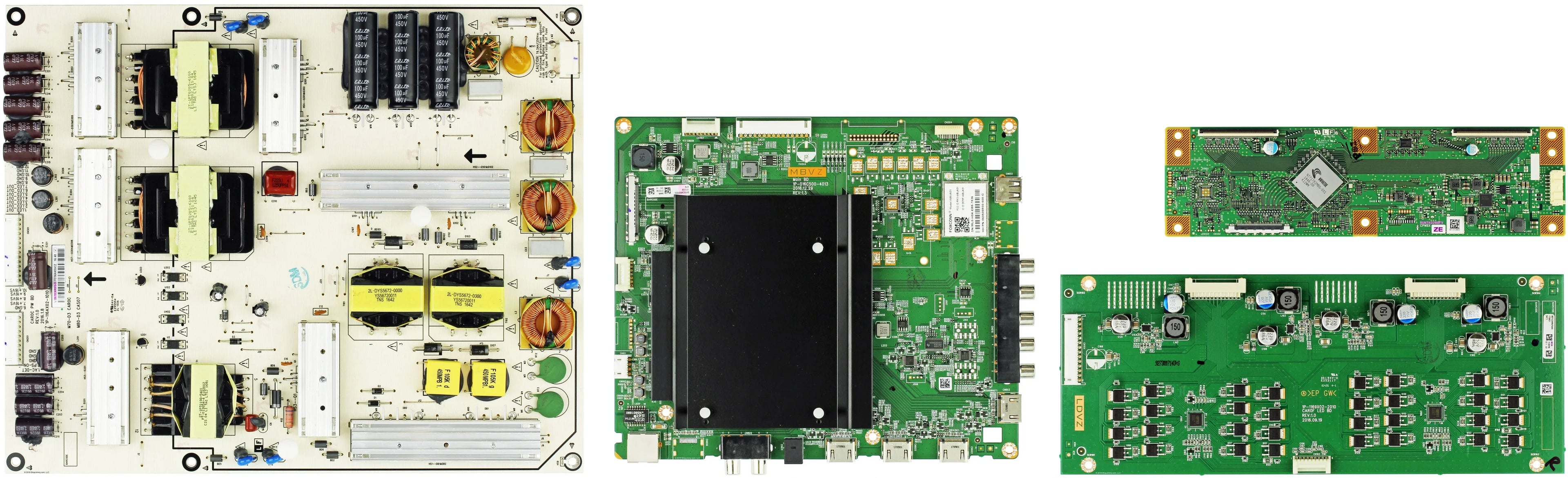 Vizio M70-E3 (LFTRHZLT Sizeerial) Complete TV Repair Parts Kit