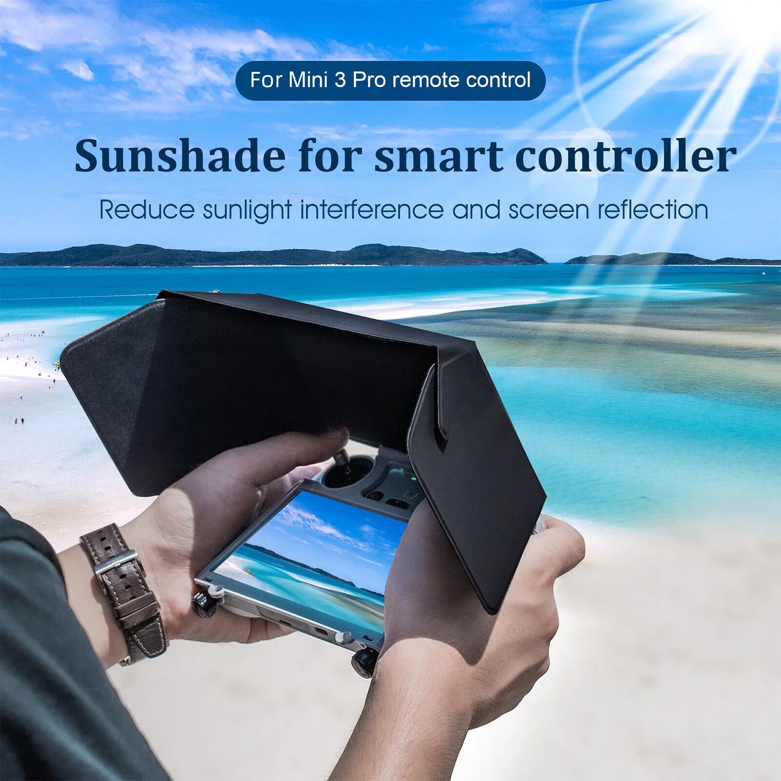 RC Controller Protector Sizeun Hood Sizeunshade Cover Accessories for DJI Mini 3 Pro