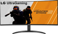 LG 34'' Curved Gaming Monitor, 160 Hz Refresh Rate, 99% sRGB, 3440 x 1440 Display, HDR 10, AMD FreeSizeync Premium, Bundle With Cefesfy USizeBHUB