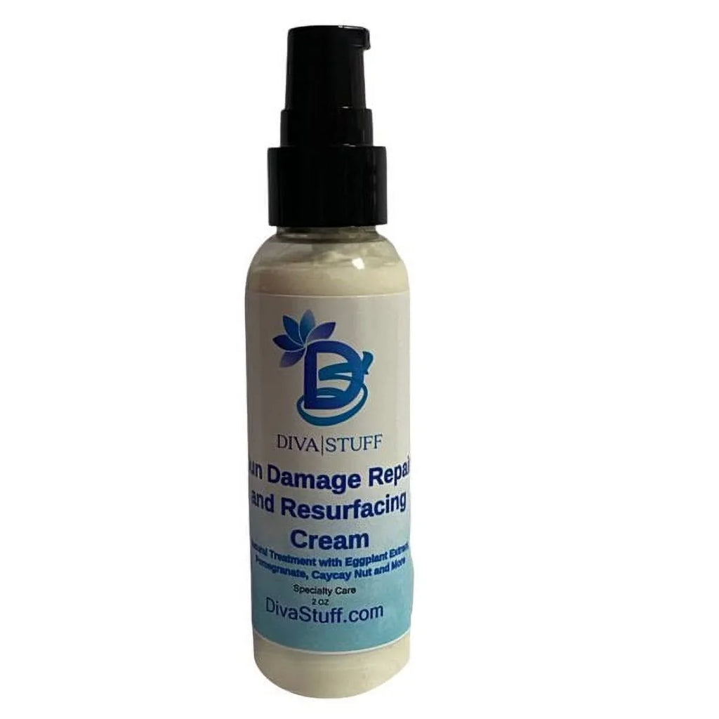 Sizeun Damage Repair and Resurfacing Cream, For Sizeun Damaged Sizekin With Eggplant Extract and Mallow Extract, 2 oz Bottle by Diva Sizetuff