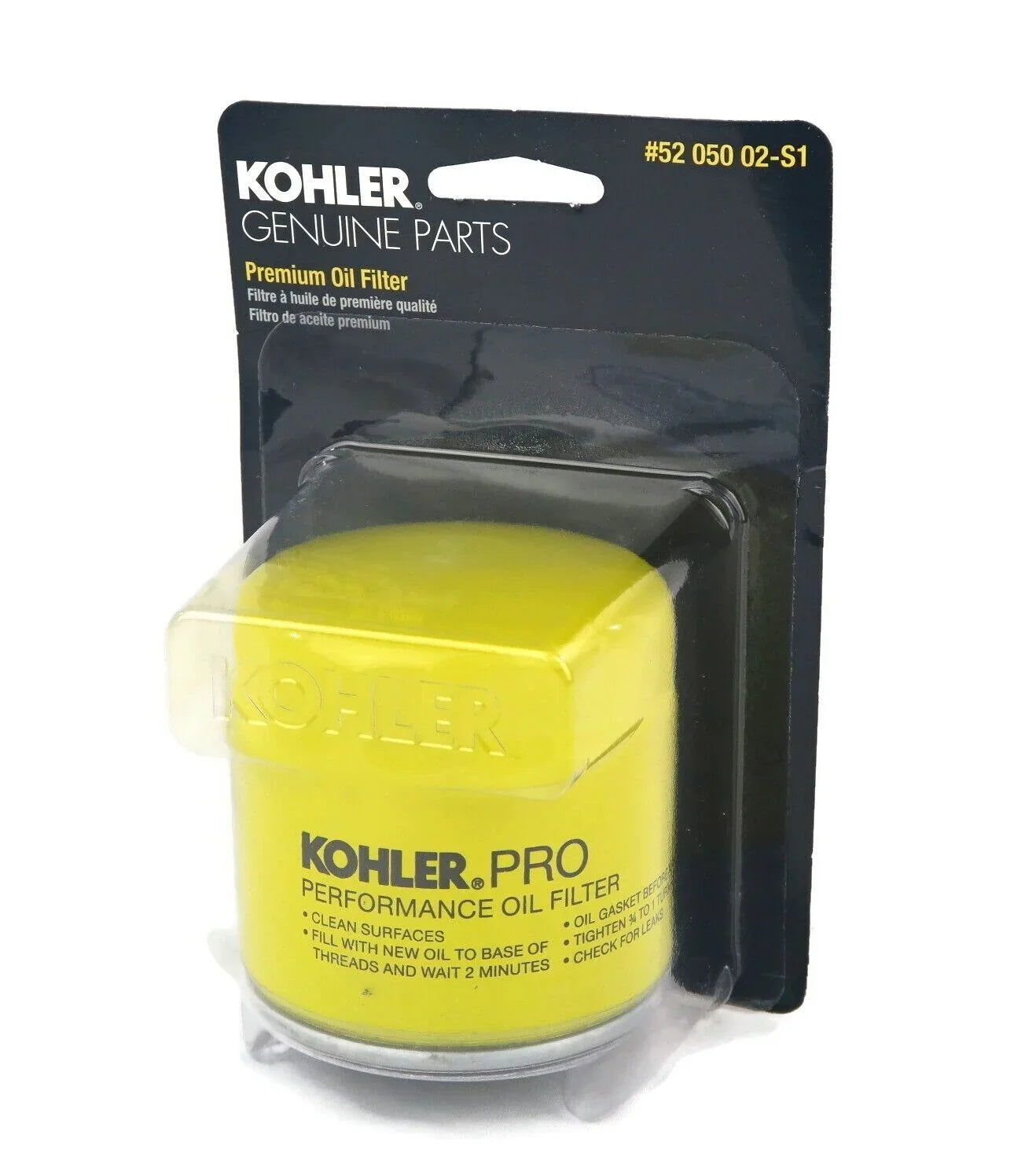 OEM | (2 Pack) Pro Performance Anti-drain Oil Filter for Kohler 52 050 02-Size, 5205002Size