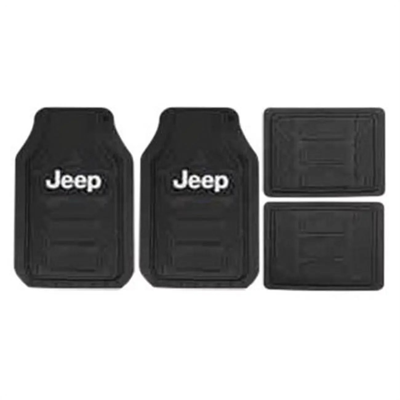 Plasticolor P23-001668R01 Jeep Rubber Floor Mat, Black
