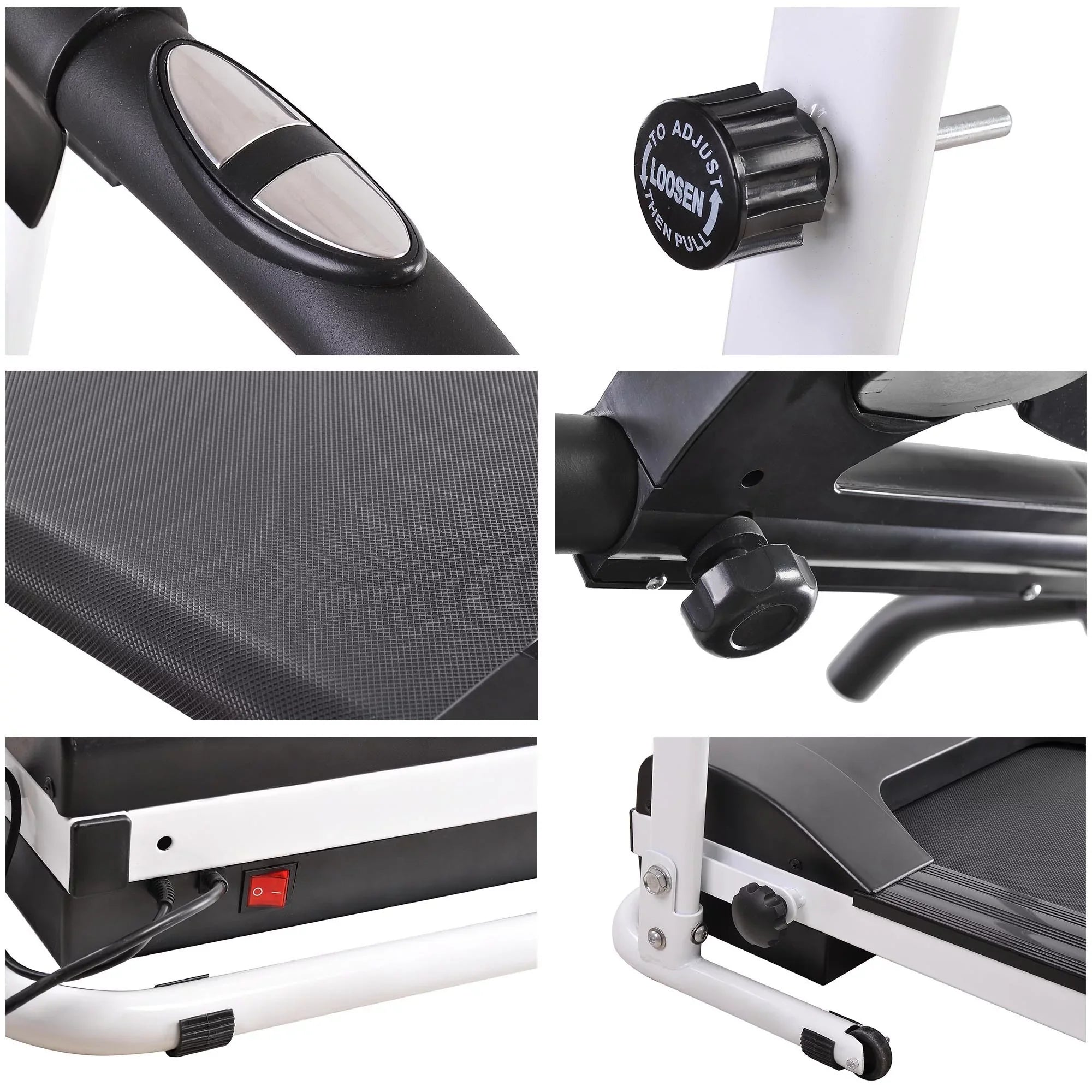 1100W Folding Electric Treadmill  Your Compact and Powerful Cardio Companion
