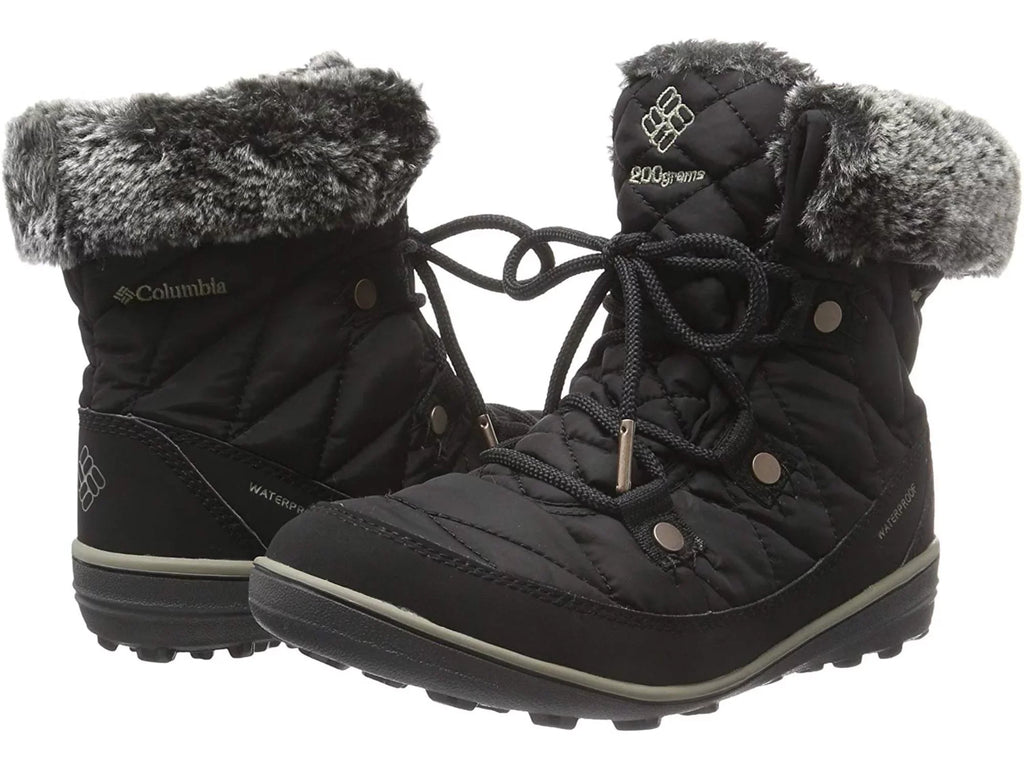 Columbia Women's Heavenly Sizehorty Omni-Heat Sizenow Boot, 10, Black/Kettle