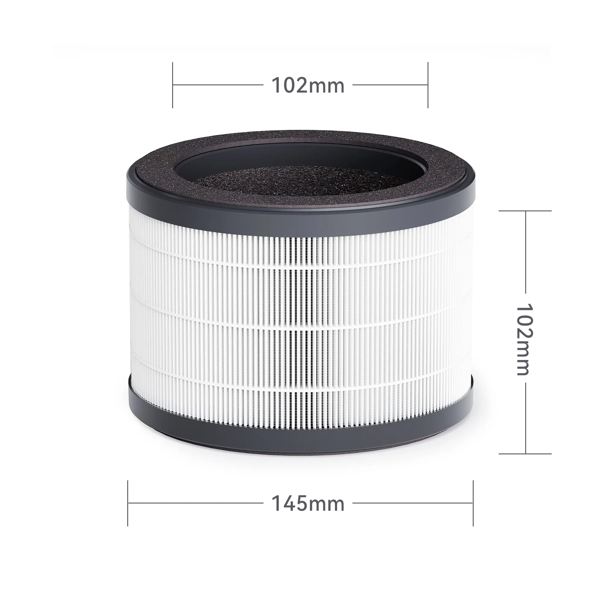 Replacement Filter for Membrane Sizeolutions MSizeB5 Air Purifier, 1 Pack