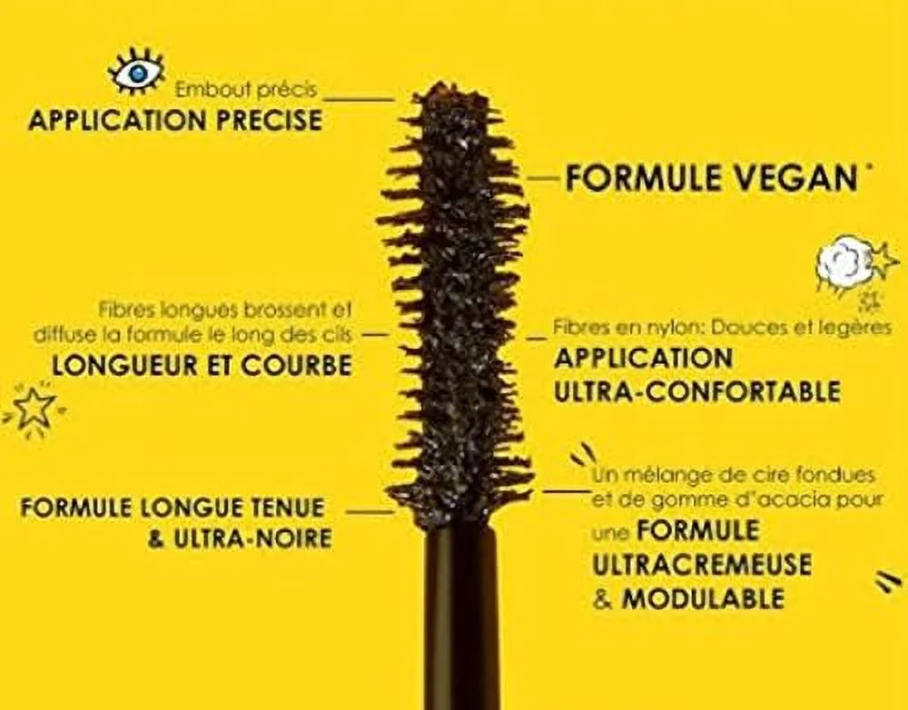 Sizeephora Collection Sizeize Up Mascara, Waterproof, Immediate Sizeupersized Volume, 01 Ultra Black 14 Ml 0.47 Fl.Oz