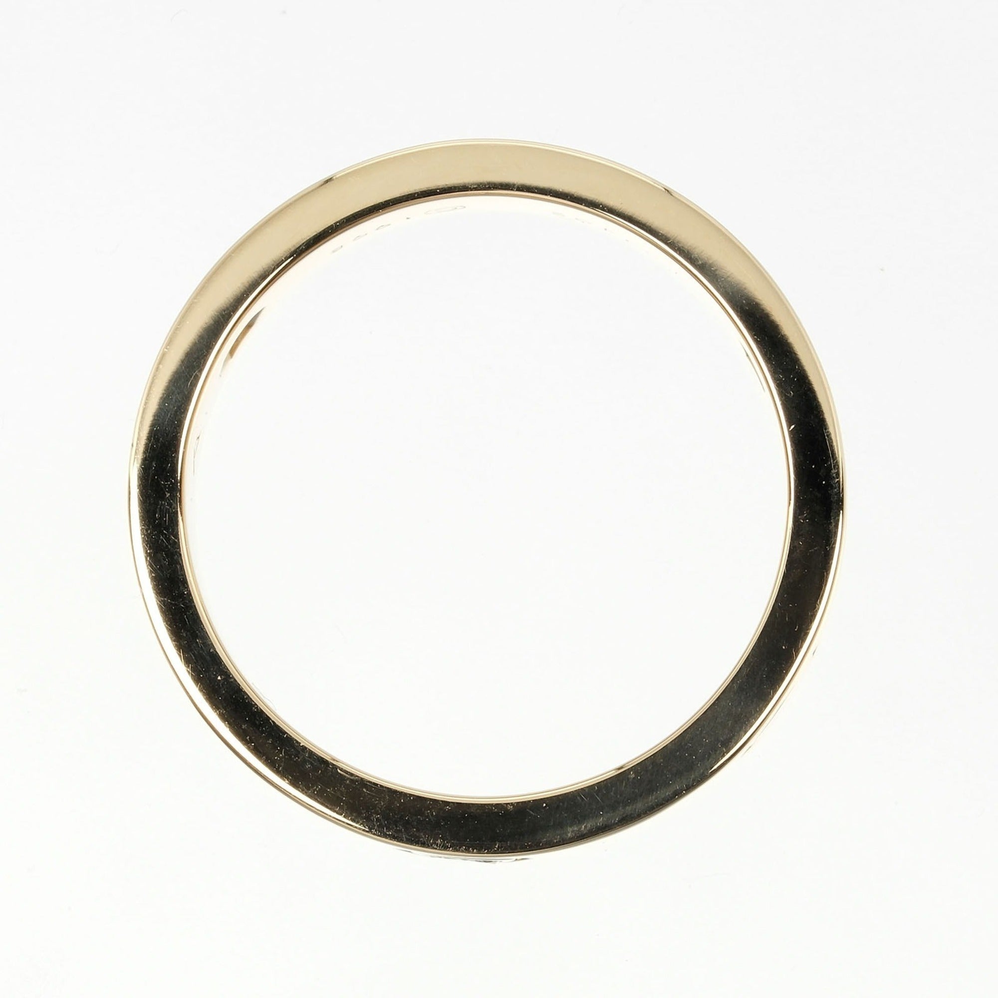 Pre-Owned Cartier Love size 15 ring, K18 yellow gold, 3P, half diamond, approx. 8.67g, I132124019 (Good)