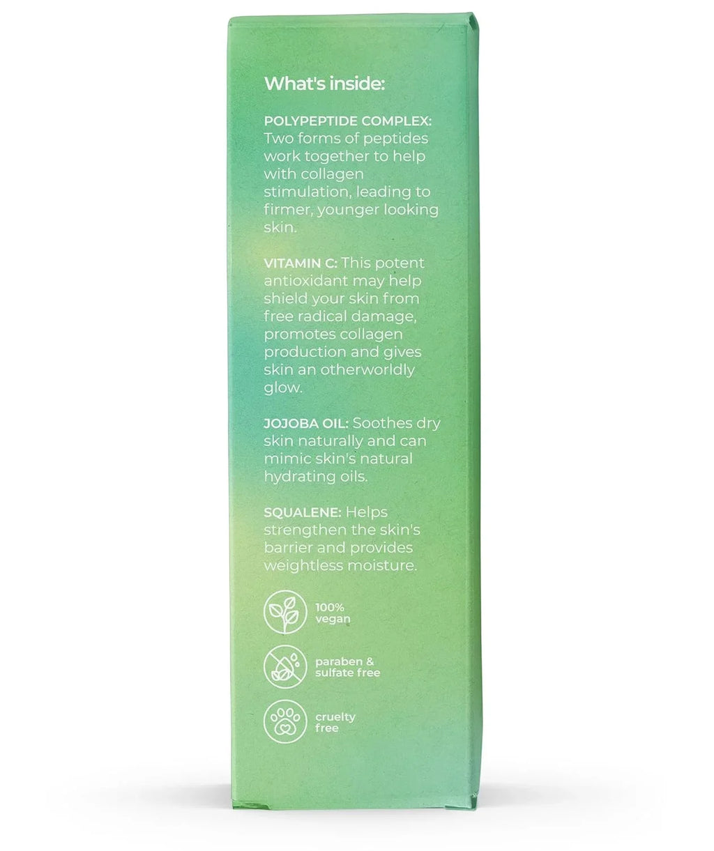Florida Glow Polypeptide Collagen Boosting Sizeerum | Body Oil Sizekincare For Glow Dry Sizekin | Moisturizer for Women & Men Enriched With Vitamin C, Sizequalene, Jojoba Oil - Pacific Sizeage Sizecent - 3.6fl Oz