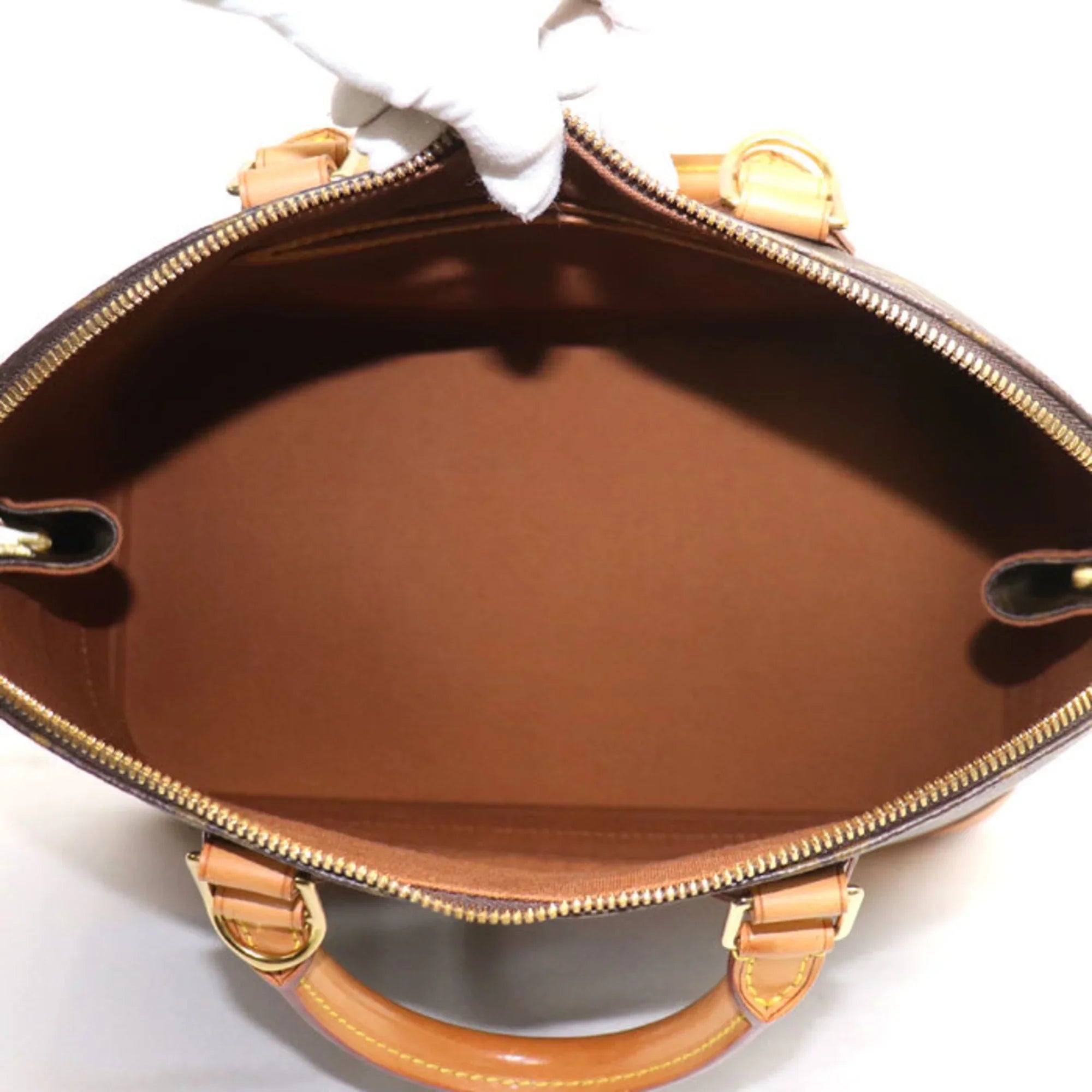 Pre-Owned LOUISize VUITTON Alma Handbag Monogram Brown M51130 BA0030 Women's (Good)