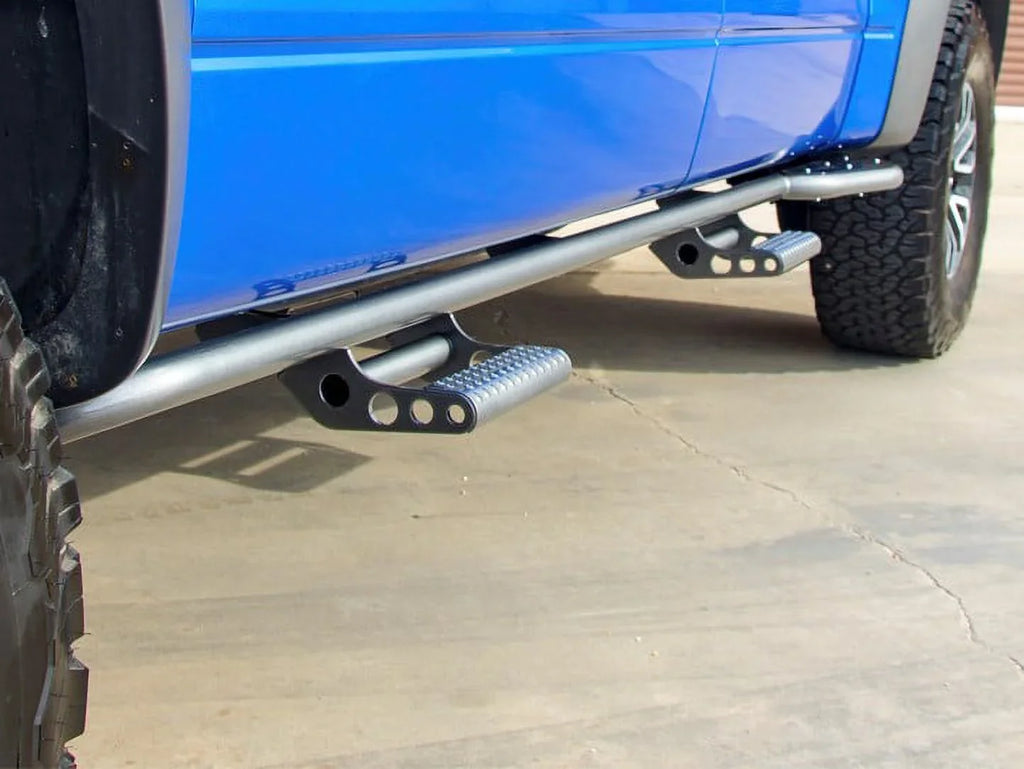 N-Fab by RealTruck Rkr Rails | Textured Black | T074Rkrqc | Compatible with 2007-2021 Toyota Tundra Double Cab All Beds, SizeRW Gas