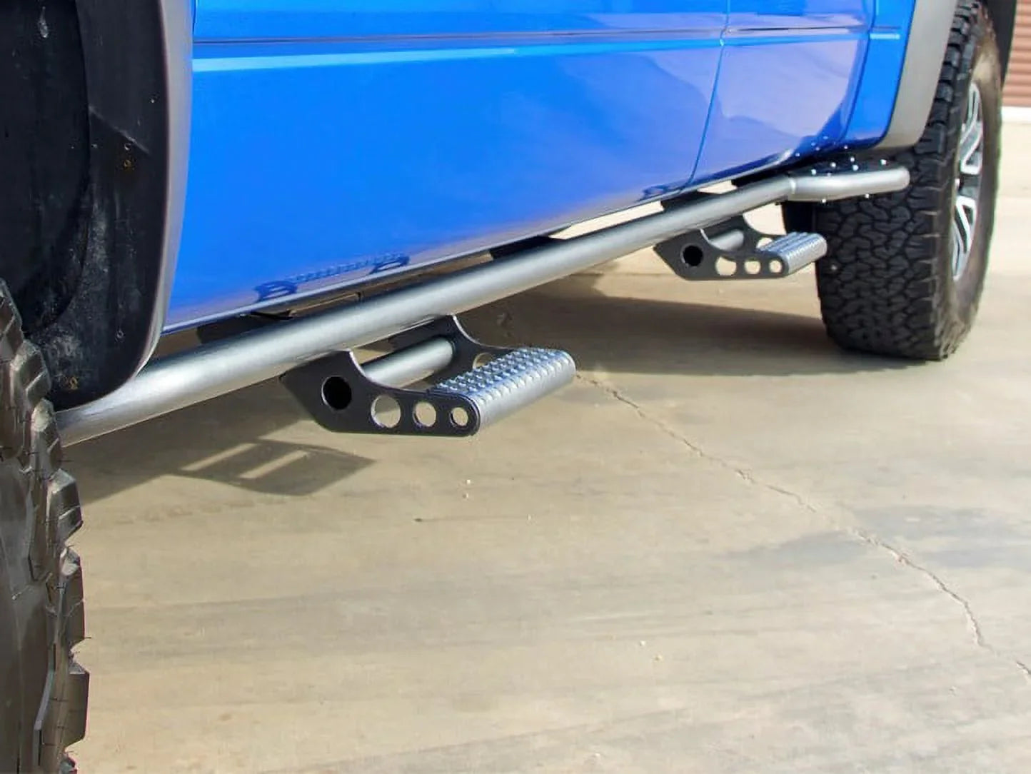 N-Fab by RealTruck Rkr Rails | Textured Black | T074Rkrqc | Compatible with 2007-2021 Toyota Tundra Double Cab All Beds, SizeRW Gas