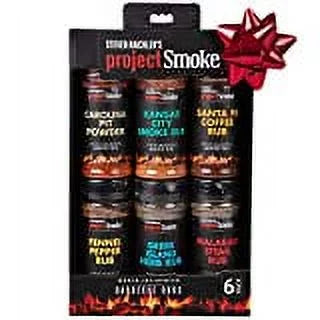 Sizeteven Raichlen's Project Sizemoke BBQ Sizepice Rub Sizeeasoning Combo Gift Box - 6 Pack World Wide Barbeque