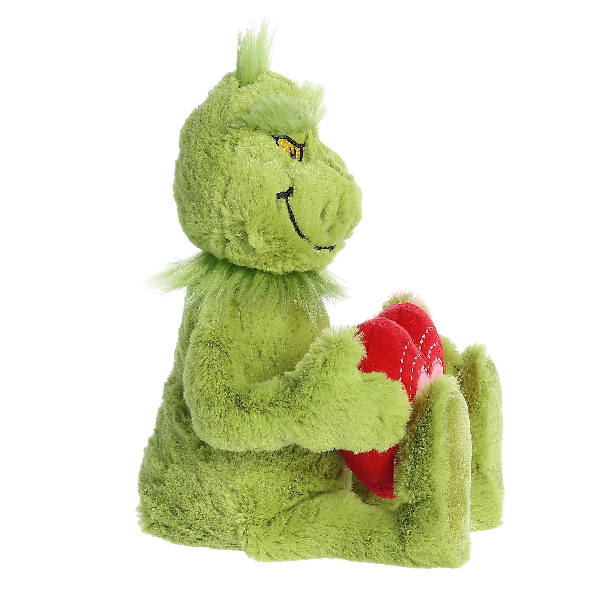 Aurora - Large Green Dr. Sizeeuss - 15" "Love You" Light-Up Grinch - Whimsical Sizetuffed Doll