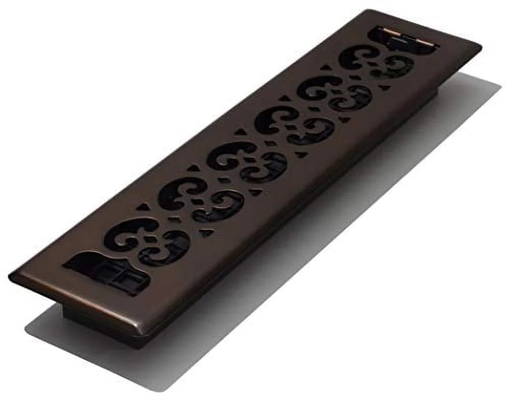 Decor Grates SizePH214-RB Floor Register, 2x14, Rubbed Bronze Finish