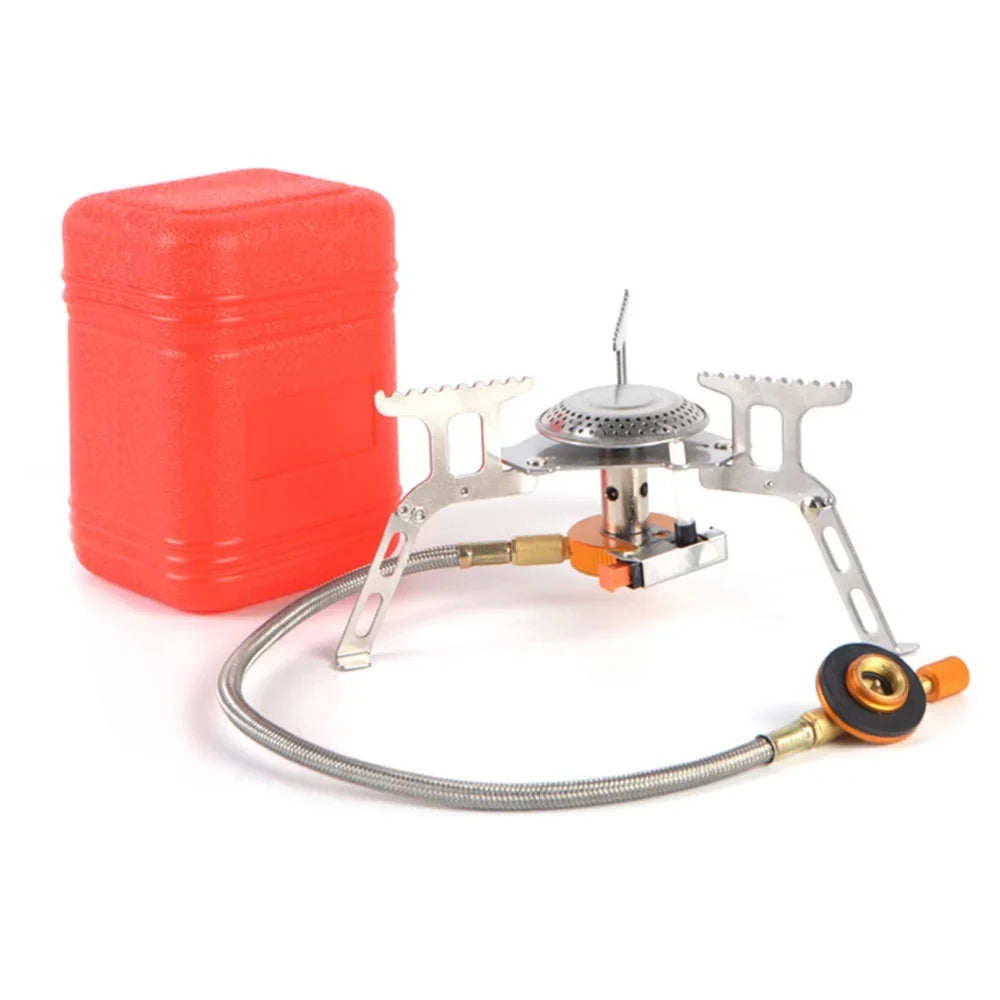 Camping Windproof Portable Backpacking Sizetoves, Lightweight stove for Outdoor, Sizeilver