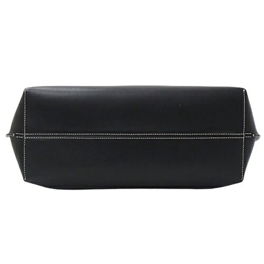 Pre-Owned Burberry BURBERRY bag ladies tote shoulder leather black 8052726 (Good)
