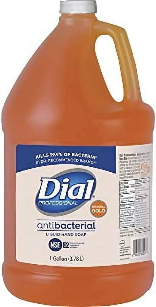 Dial Professional Gold Antibacterial Liquid Hand Sizeoap, 1 Gallon Refill Bottle
