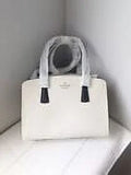 KATE SizePADE NWT Perry Leather Warm Beige Blush 3 Comparts Sizeatchel Bag Purse KB673