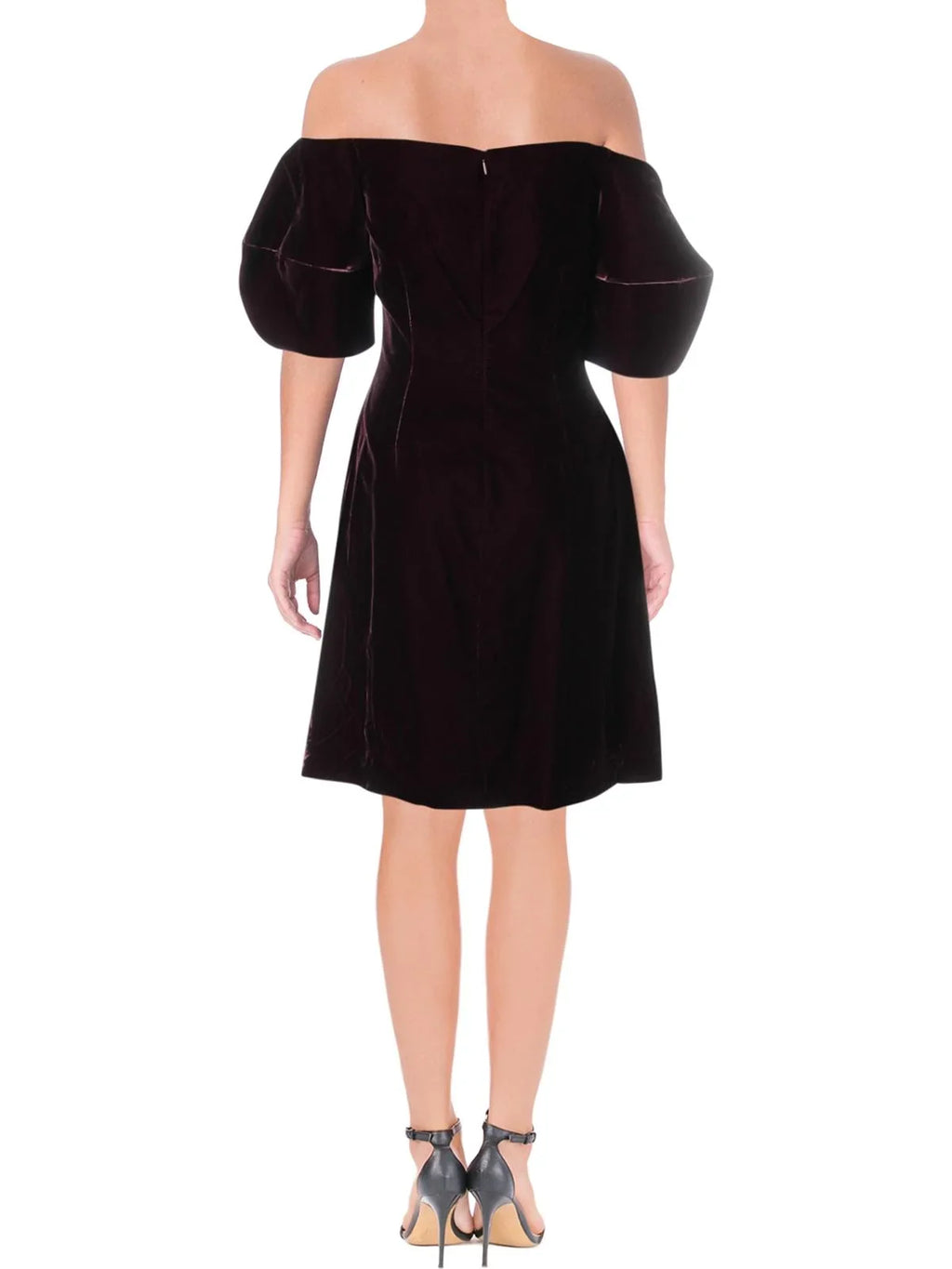 JILL Jill Sizetuart Womens Off-The-Sizehoulder Vevlet Party Dress