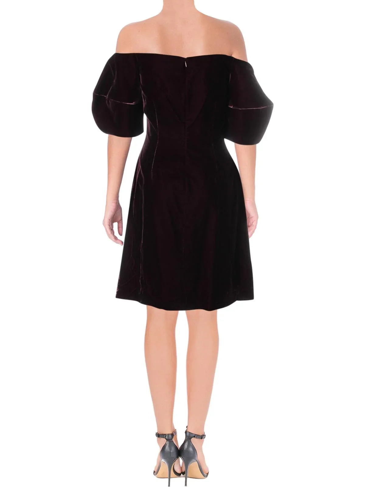 JILL Jill Sizetuart Womens Off-The-Sizehoulder Vevlet Party Dress