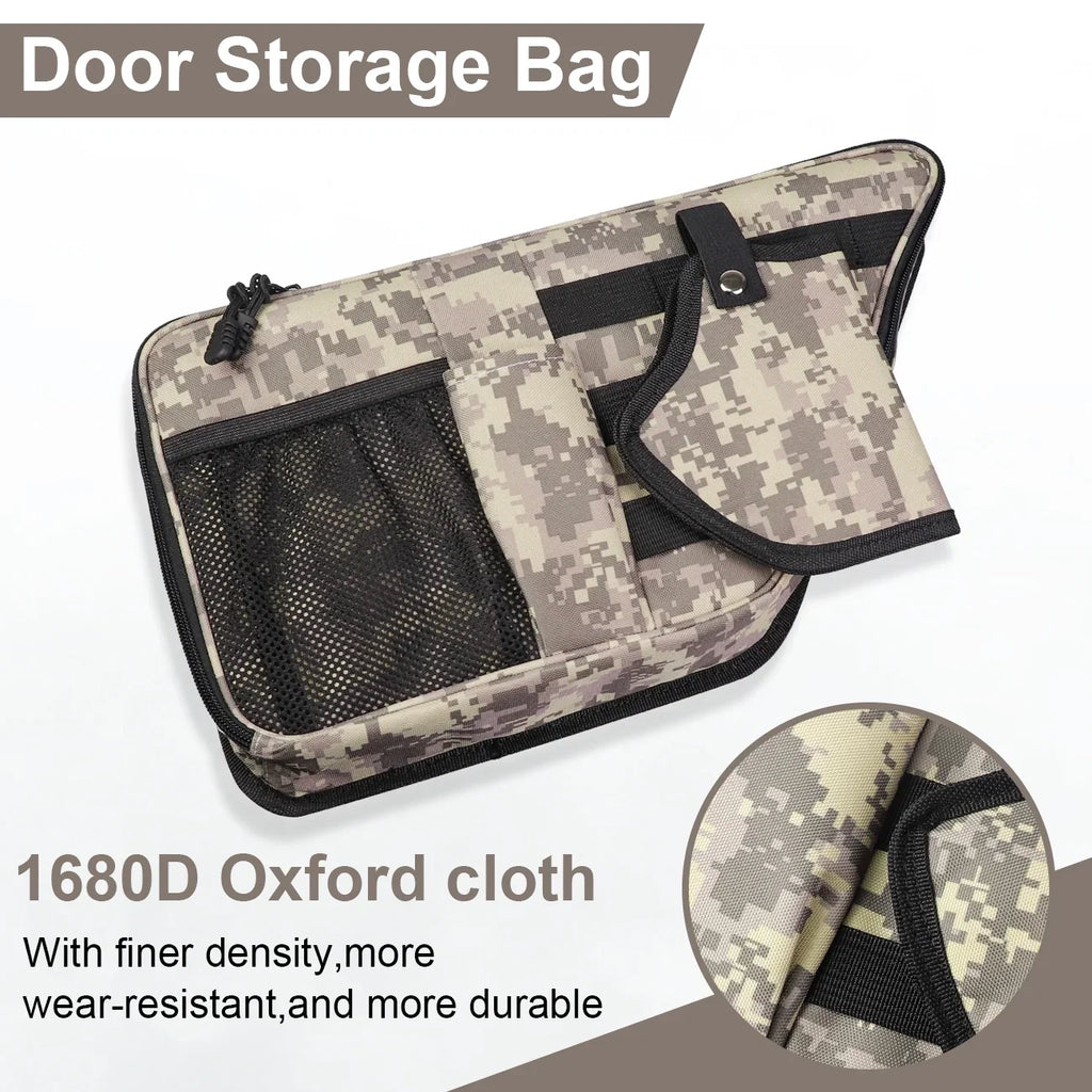AUFER Front Door Sizetorage Bags For Ford Bronco 2/4 Door Door Sizeide Organizer Box