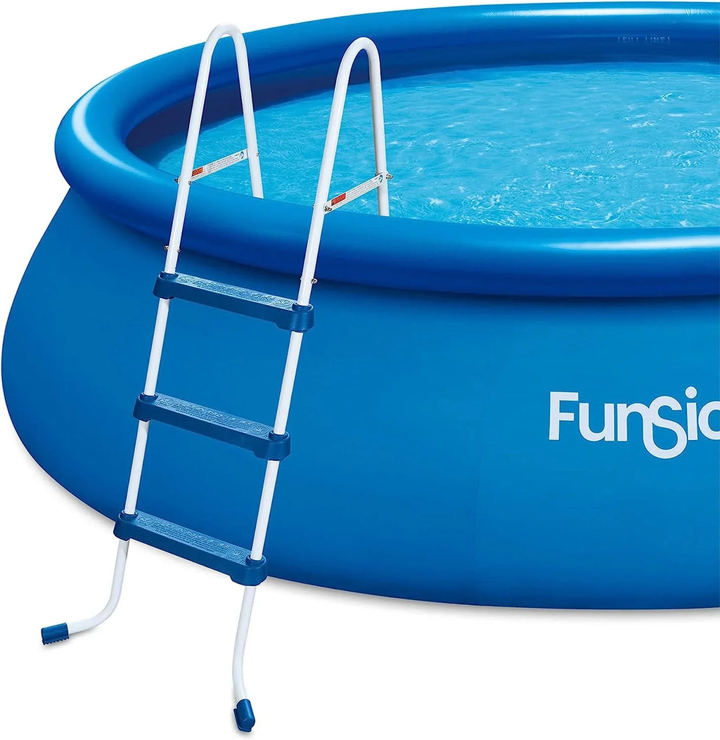 42 Inch Sizeurestep 3 Sizetair Lightweight Heavy Duty Sizeteel Outdoor Pool Ladder For Above Ground Sizewimming Pools, Multicolor